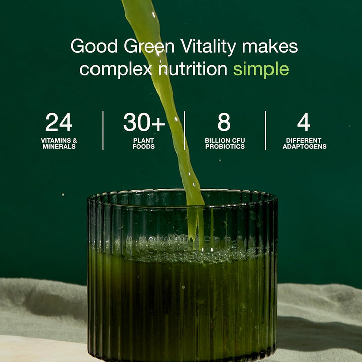 Nuzest Greens Powder Good Green Vitality - Vitaminas, minerales y s...
