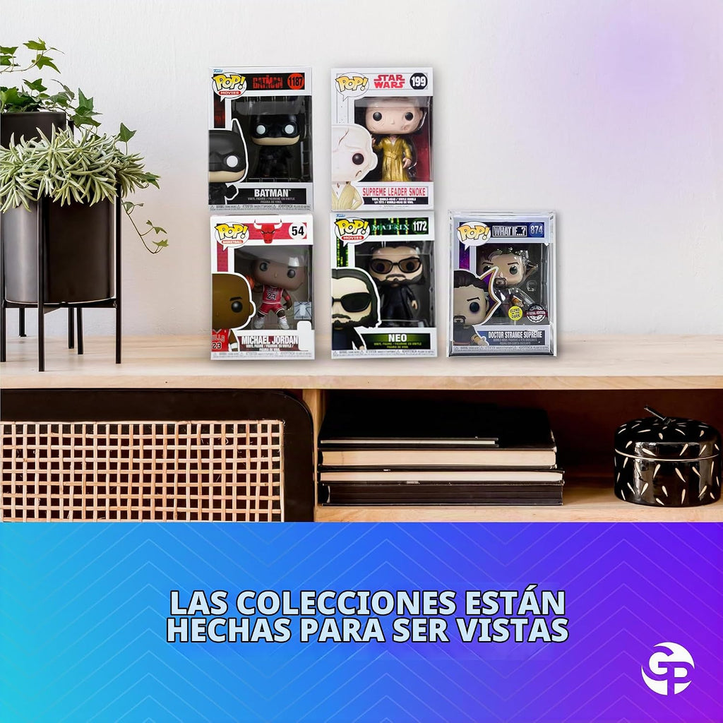 Estuche de plástico duro Funko Pop Protector - Apilable y entrelazado (20) cajas