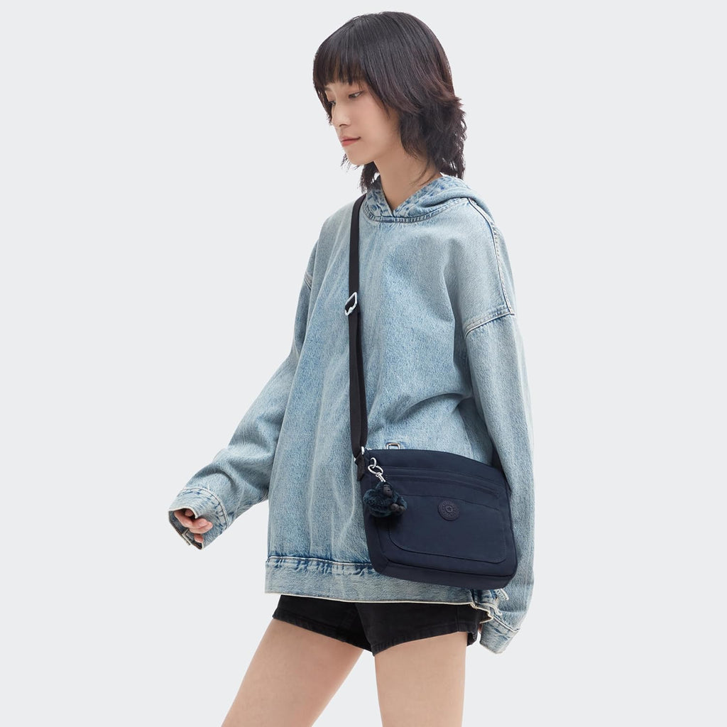Kipling Women's Sebastian Crossbody Bag, Súper Ligera, Bolsa Mensajera Durable, Bolso de Hombro