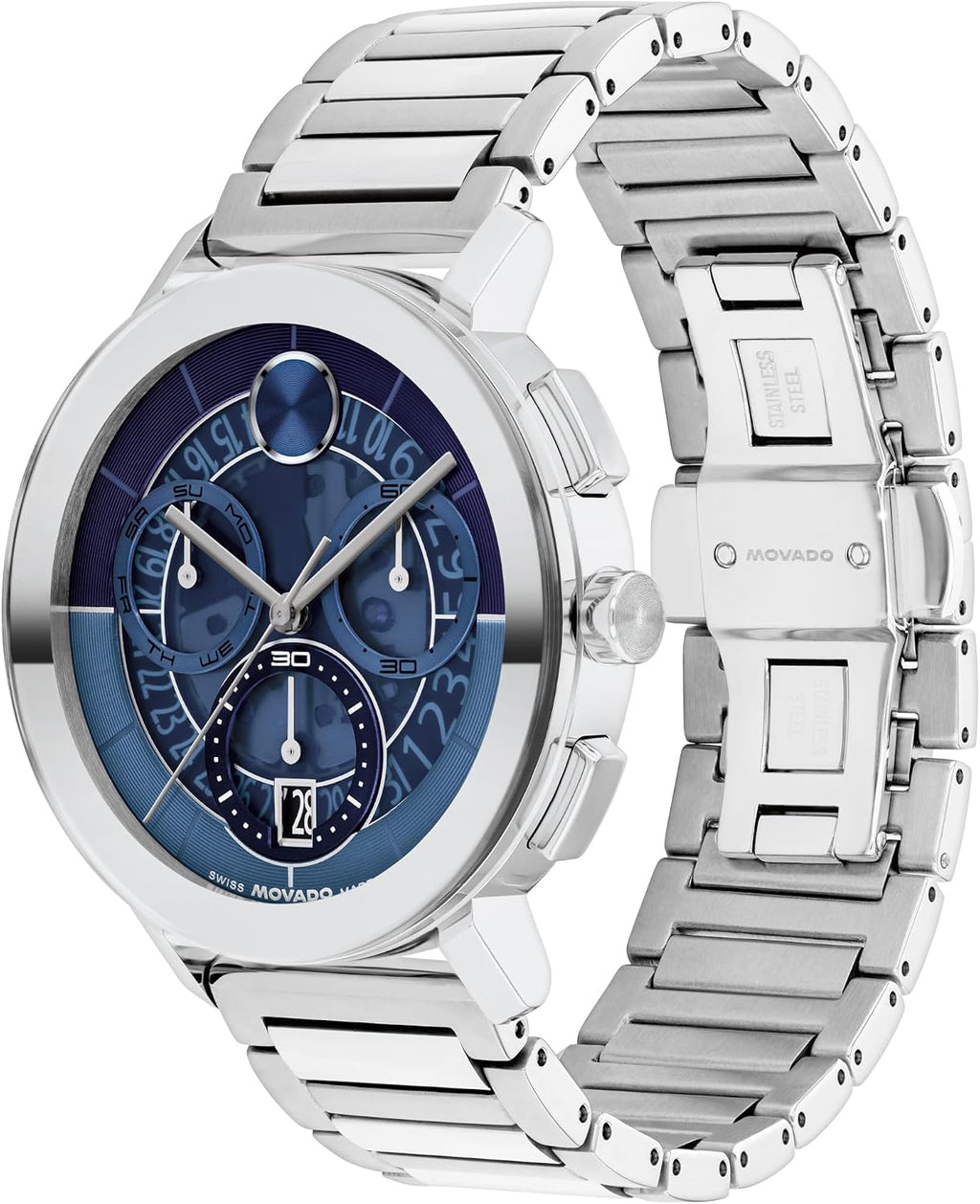 Movado Bold Evolution 2.0 - Reloj de cuarzo suizo para hombre, diseño moderno