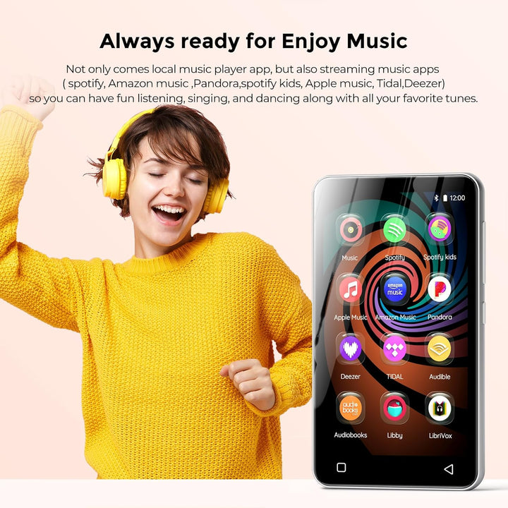 Innioasis Reproductor de MP3 con Bluetooth y WiFi, reproductor MP3...