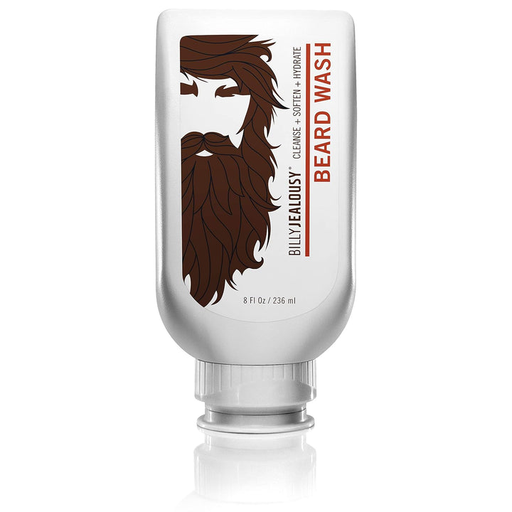 Billy Jealousy Lavado de barba para barba suave, manejable y sin en...