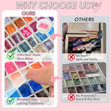 GZIXBDA Kit de Gel de Pintura con Esponja y Herramientas, 39 Colore...