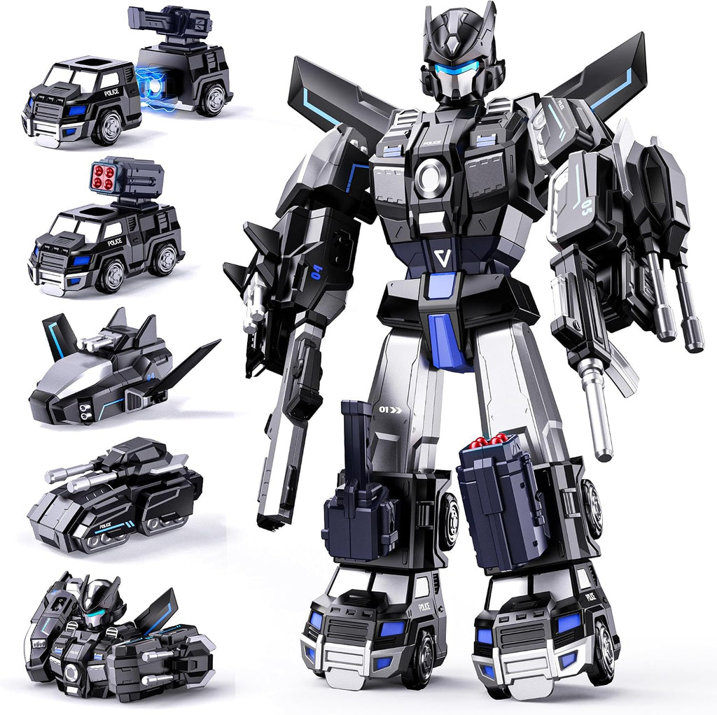 Transform Toys para Boys 4-6 6-8, Magnetic Robot Toys 4 5 6 Year Old Boy