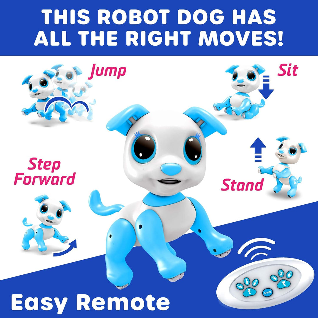 Robo Pets Robot de juguete para perros para niñas y niños, robot de...