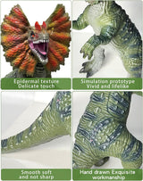 YONGJULE Juguetes grandes de dinosaurios Dilophosaurus de