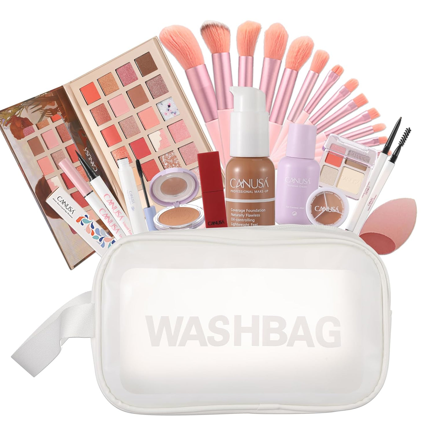 Juego de maquillaje completo de 26 piezas, regalo sorpresa para muj...