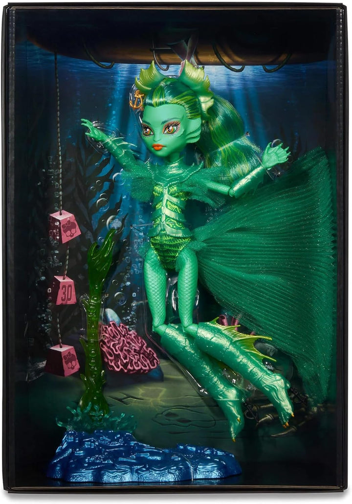 Monster High Serie Skullector Muñeca Criatura de la Laguna Negra -...