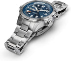 Hamilton Reloj automático de aviación caqui para hombre, caja de acero