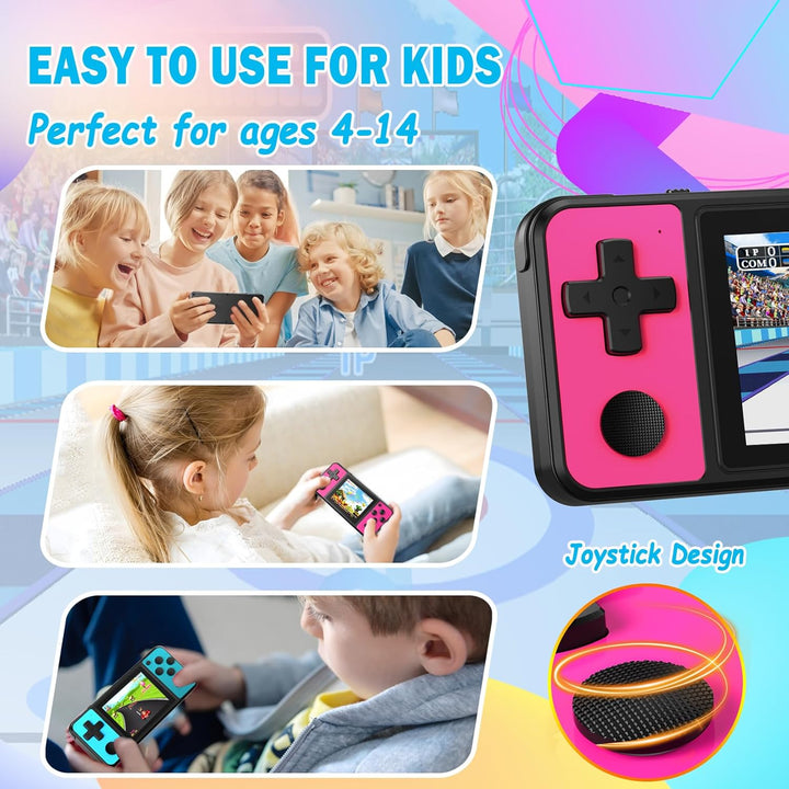 Beico Juegos de Mano para Niños de 32 Bits Precargados con 139 Vide...