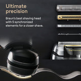 Braun Afeitadora eléctrica Series 9 PRO+, kit de afeitado con 5 ele...