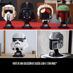 LEGO Star Wars The Mandalorian Helmet 75328 Kit de modelo para construir, juego de decoración coleccionable para adultos, hombres, mujeres, mamá, papá, idea de regalo coleccionable