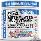 Clean Nutra - Multivitamínico metilado para hombres B6 y