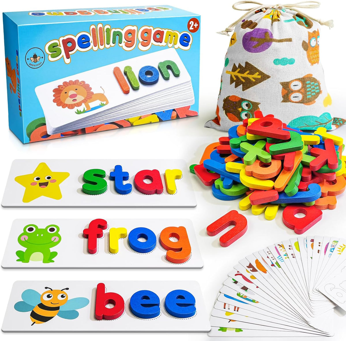 BEESTECH Juguetes educativos de aprendizaje del alfabeto