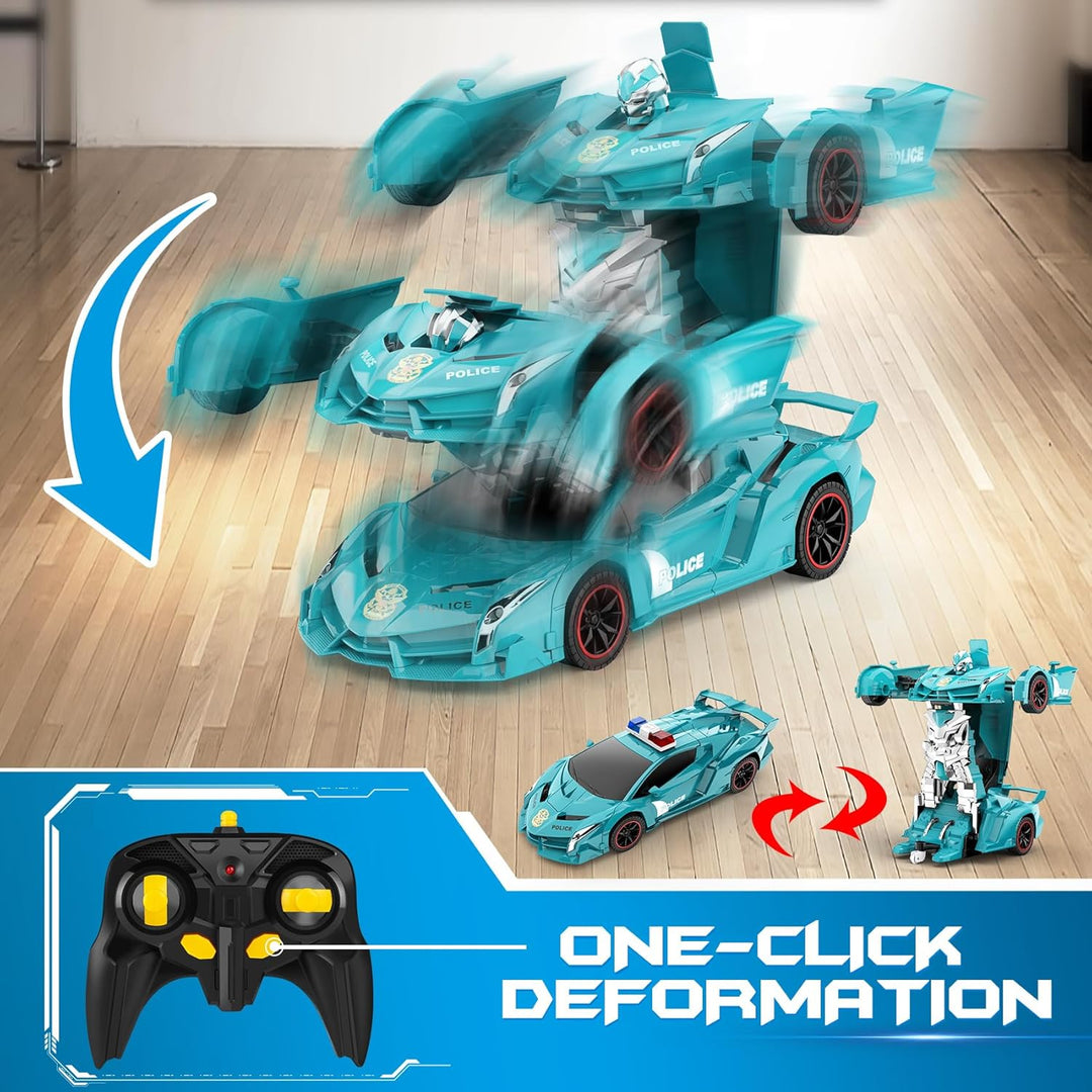 FDJ Automóvil a control remoto \u2013 Robot de automóvil transforma...