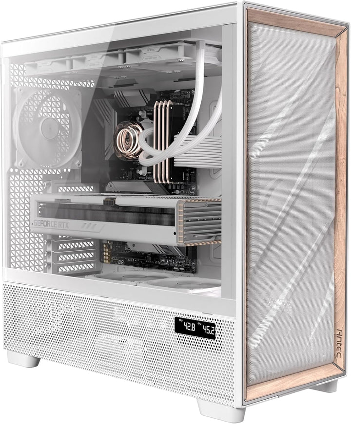 Antec Flux Pro Blanco, 6 ventiladores PWM incluidos, panel frontal...