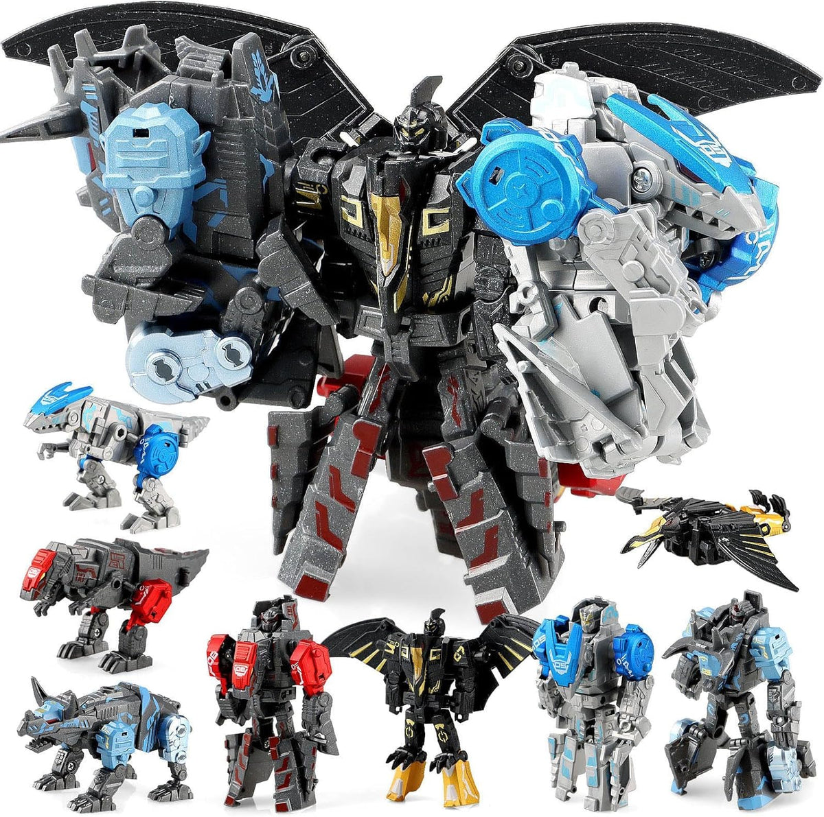Transforming Robot Dinosaur 4-en-1 STEM Toys, Gifts para Kids Boys