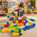 Juego de tren eléctrico para niños, 147 piezas (90 pistas de cubo) juguete