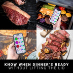 MEATER Block: Termómetro inalámbrico inteligente WiFi para carne | 4 sondas, largo alcance | Perfecto para barbacoa, horno, parrilla, cocina, ahumador, freidora de aire | Compatible con Apple Watch