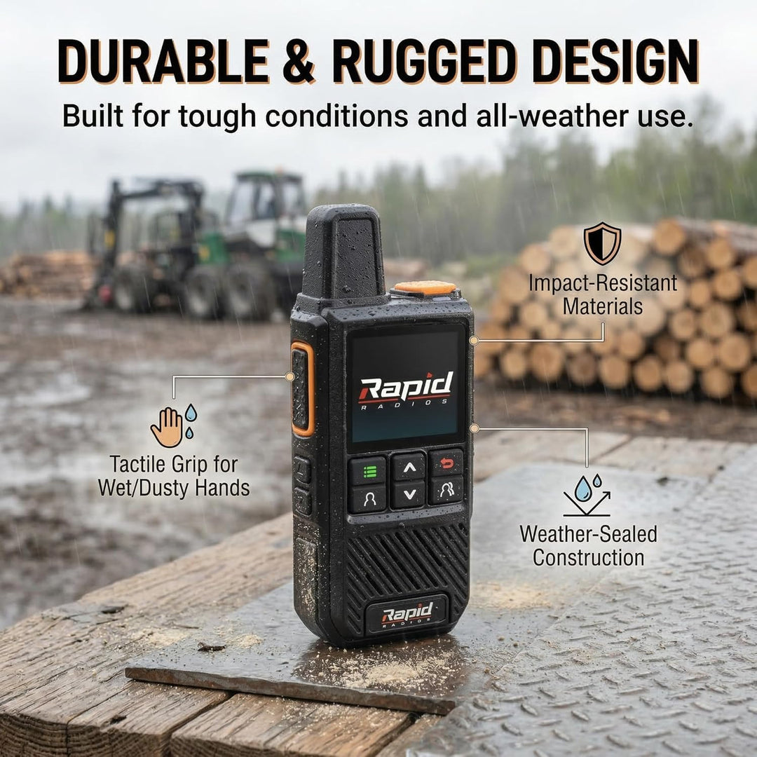 Rapid Radios Nationwide LTE Walkie-Talkie - Radio bidireccional - J...