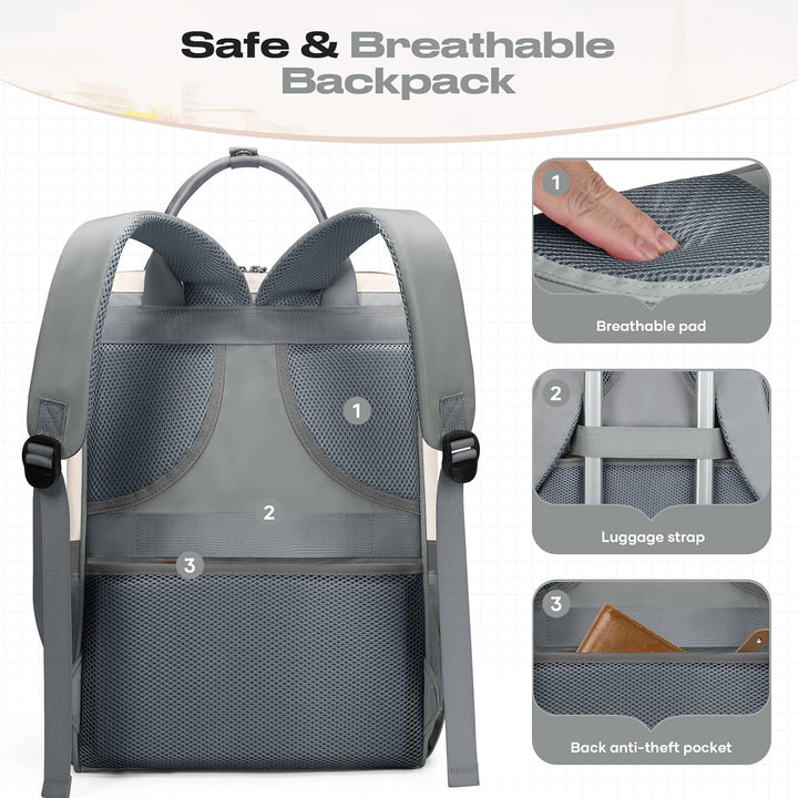 Maelstrom Mochila de viaje para mujeres y hombres, mochila para lap...