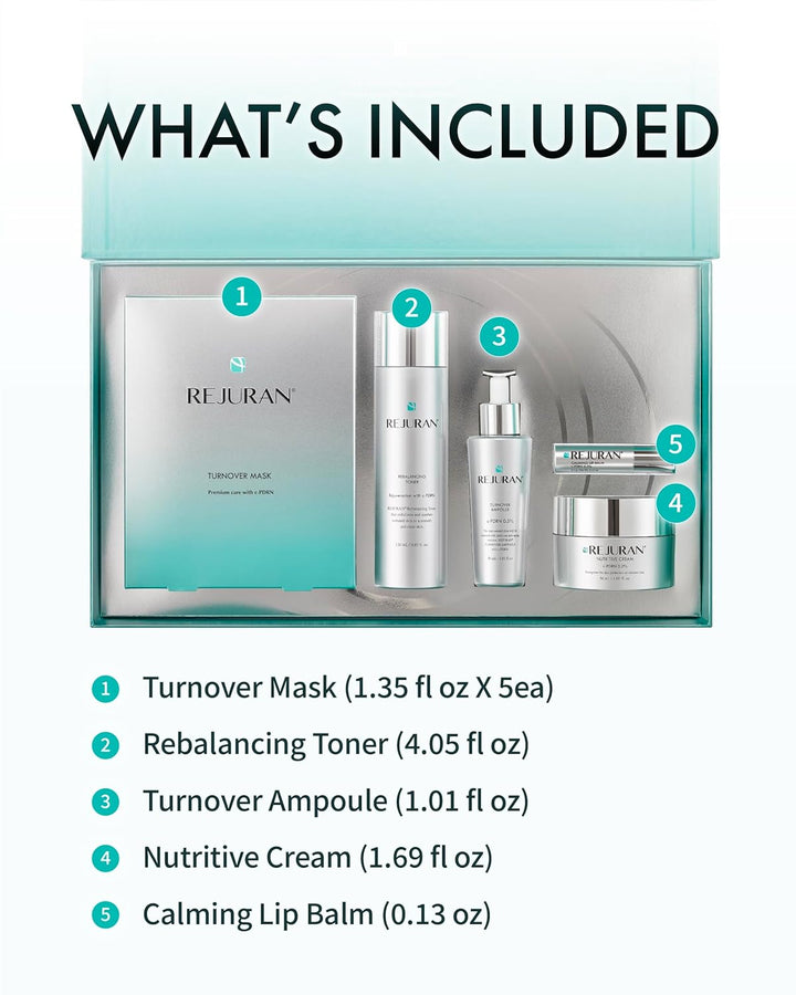 REJURAN® Total Aesthetic Set c-PDRN® - Kit de cuidado diario rejuve...