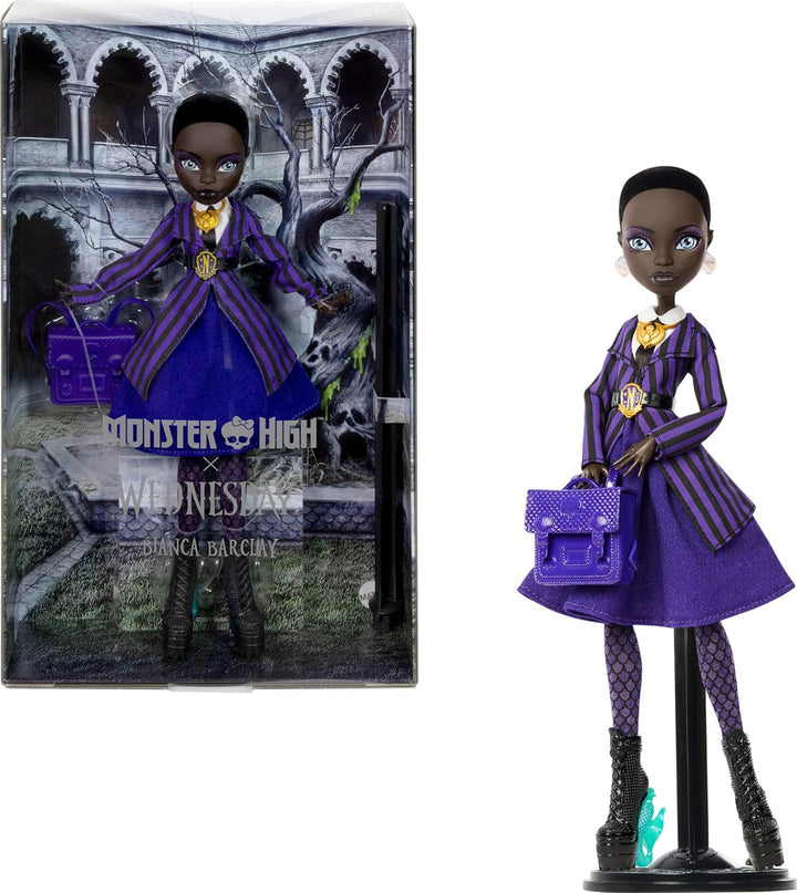 Muñeca y accesorios de Monster High x Wednesday, colección Bianca B...