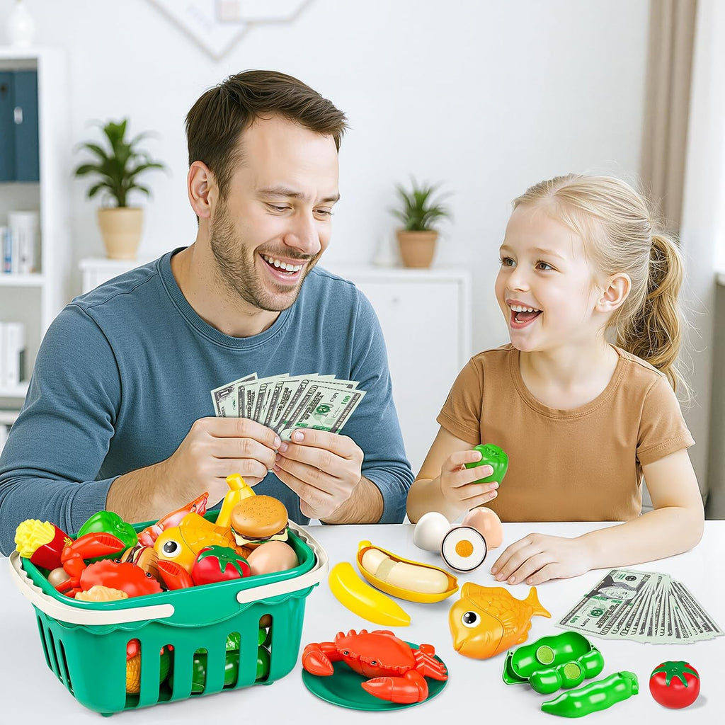 Juegos de comida de juguete para la cocina de los niños, accesorios de cocina de juego, 168 piezas