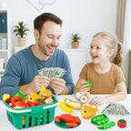 Juegos de comida de juguete para la cocina de los niños, accesorios de cocina de juego, 168 piezas