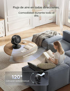 Dreo Ventilador para dormitorio, ventilador circulador de aire de m...