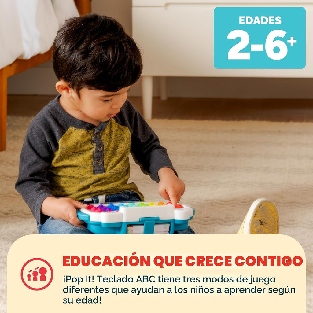 Chuckle & Roar Pop it! Teclado ABC y ortografía, lector óptico