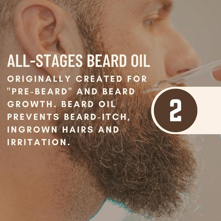 Johnny Slicks Aceite orgánico para barba | Hidrata, reduce la piel...