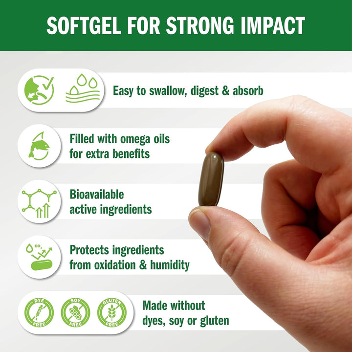 Bio-35 \/ 300 unidades de hierro sin gluten y soja, multivitamínico...