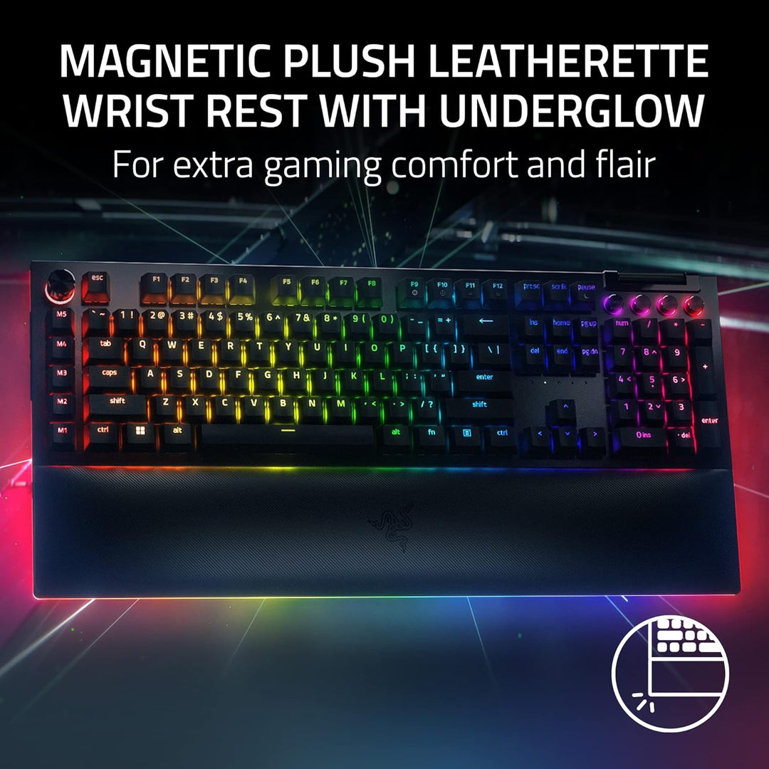 Razer BlackWidow V4 Pro Teclado Mecánico con Cable para Juegos: Int...