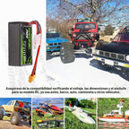 OVONIC 3s - Batería Lipo 35C (estallido 70C) 2200mAh 11.1V Lipo bat...