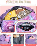 Regalos para niñas de 6 a 12 años, regalos para adolescentes, bolsa de gimnasio, bolsa de baile para niñas