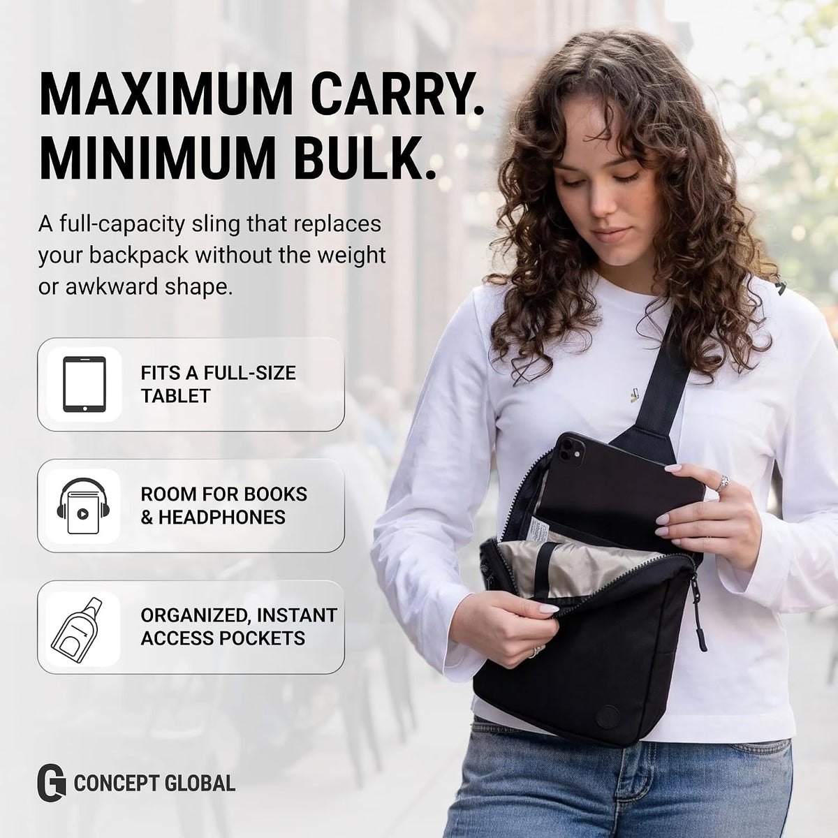 Bolso tipo bandolera de viaje para hombres y mujeres, bolso cruzado antirrobo con bloqueo RFID