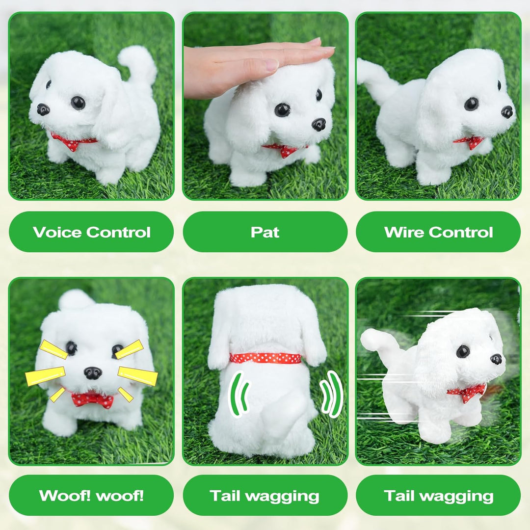YOUGAANY 2026 New White Pets Walking Puppy Perro
