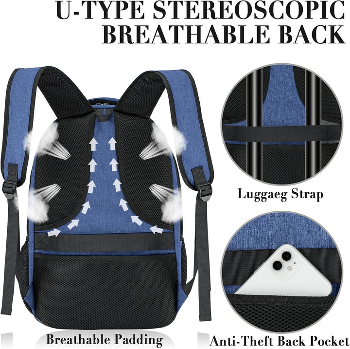 BIKROD Mochila para mujeres y hombres, mochilas escolares extra gra...