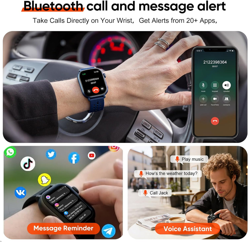 Reloj de correr con GPS para hombres y mujeres, seguimiento de distancia con ritmo promedio, reloj impermeable de 5 ATM con cronómetro, kilometraje, velocidad