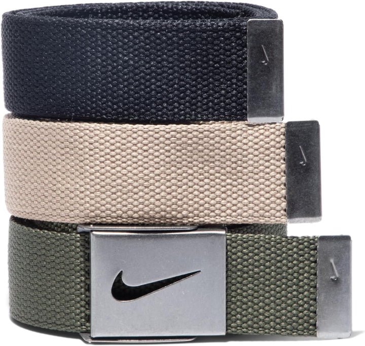 Nike Paquete de 3 cinturones web para hombre