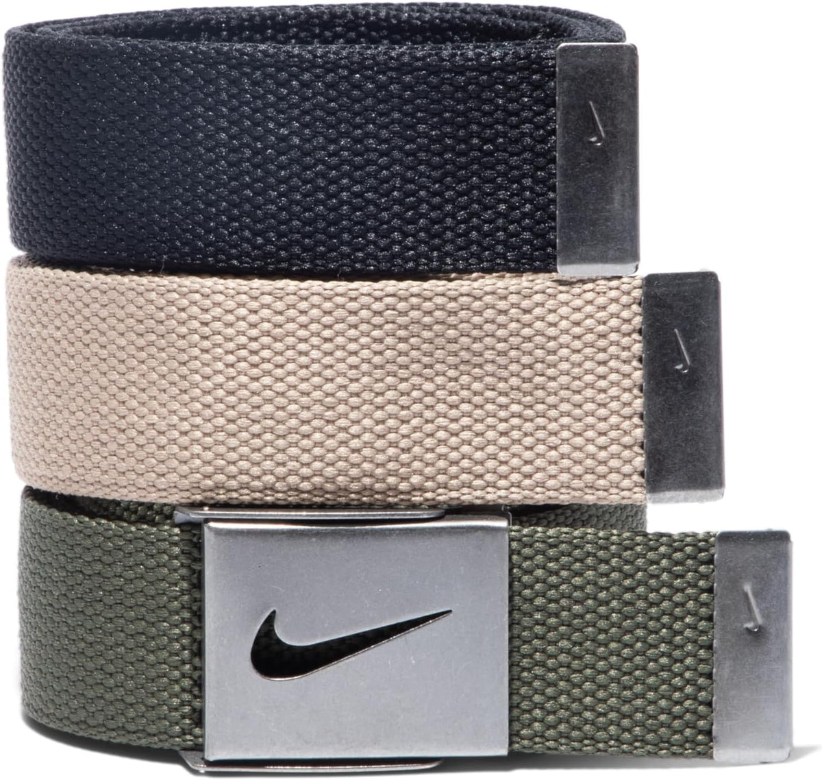 Nike Paquete de 3 cinturones web para hombre
