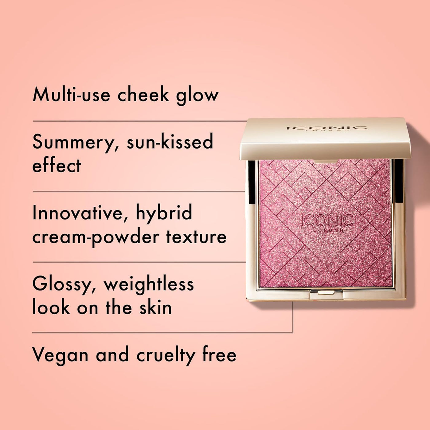 ICONIC LONDON Kissed by the Sun - Rubor, bronceador y resaltador mu...