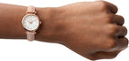 Fossil Carlie - Reloj de cuarzo de acero inoxidable de tres manecillas para mujer