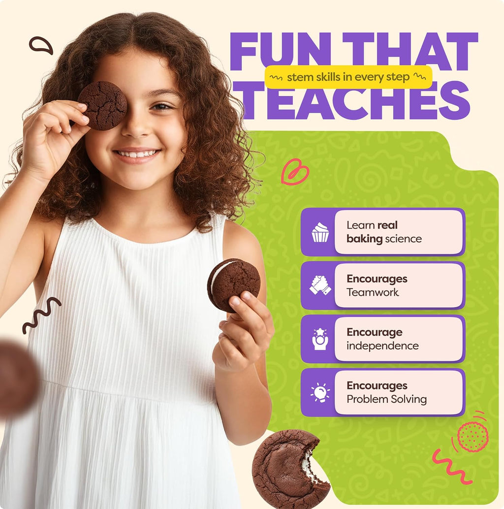 Baketivity Whoopie - Kit de hornear para niños con ingredientes premedidos