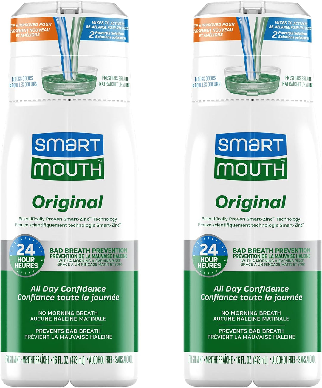 SmartMouth Enjuague bucal activado original \u2013 Enjuague bucal p...