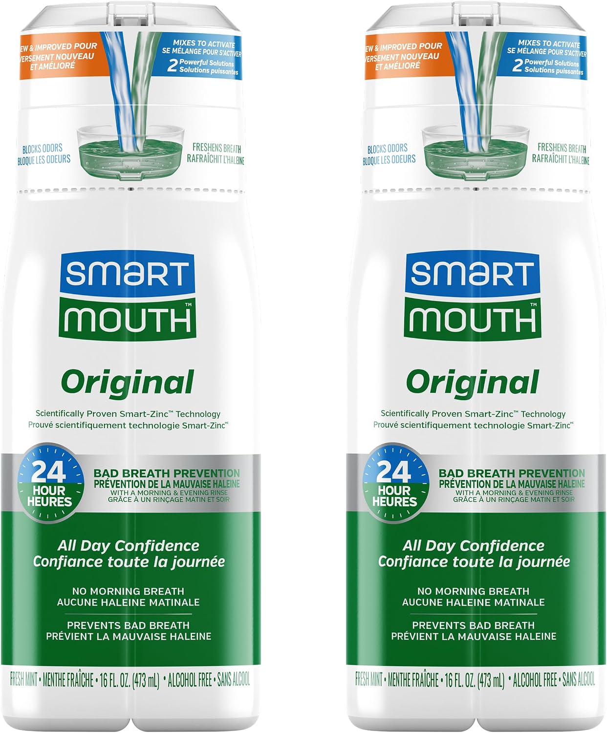 SmartMouth Enjuague bucal activado original \u2013 Enjuague bucal p...