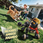 Ruko 1088 Gold Smart Robot y 18011 Negro Oro Robot Perro Juguete para Niños