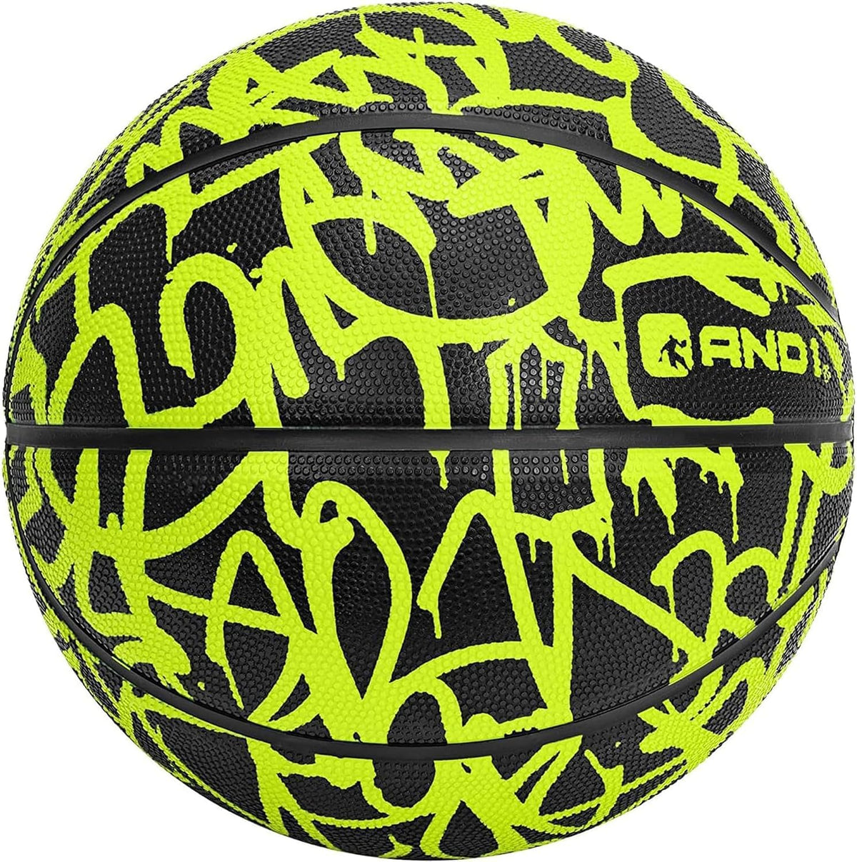 AND1 Fantom Classic Graffiti - Balón de baloncesto de goma, tamaño 27.5