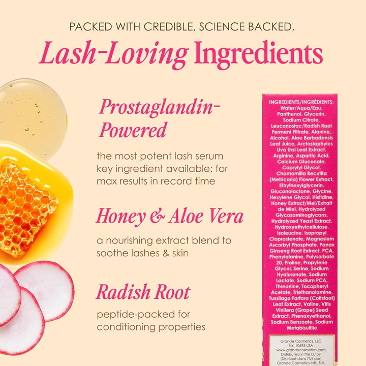 Grande Cosmetics GrandeLASH-MD Suero Potenciador de Pestañas - Fórm...
